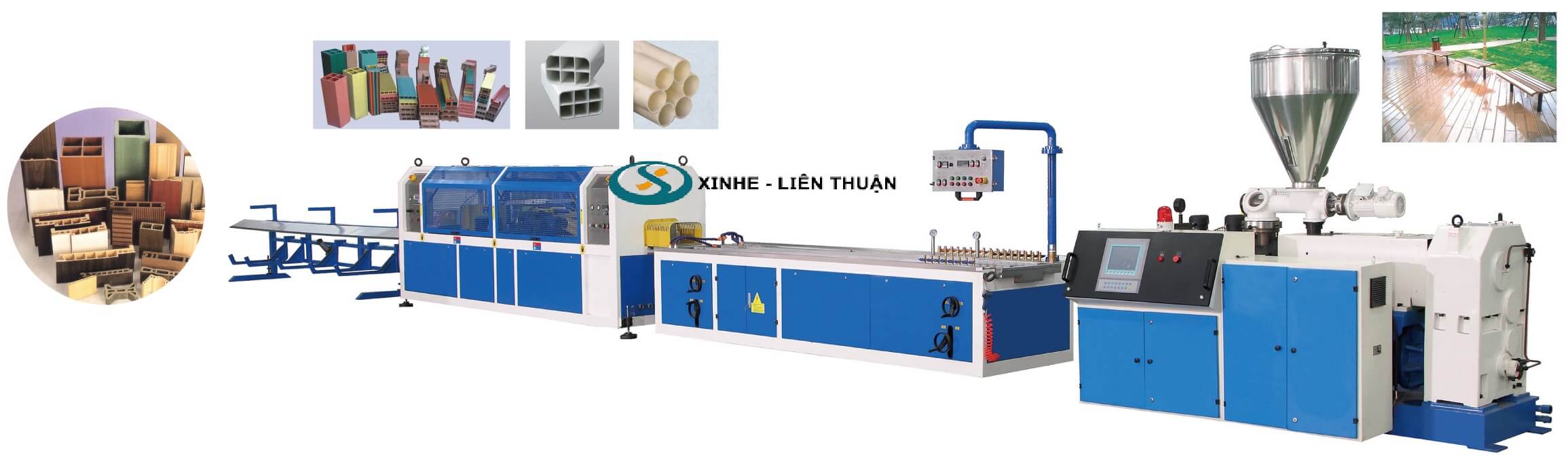 PVC Wood-Plastic Profile and Extrusion Line