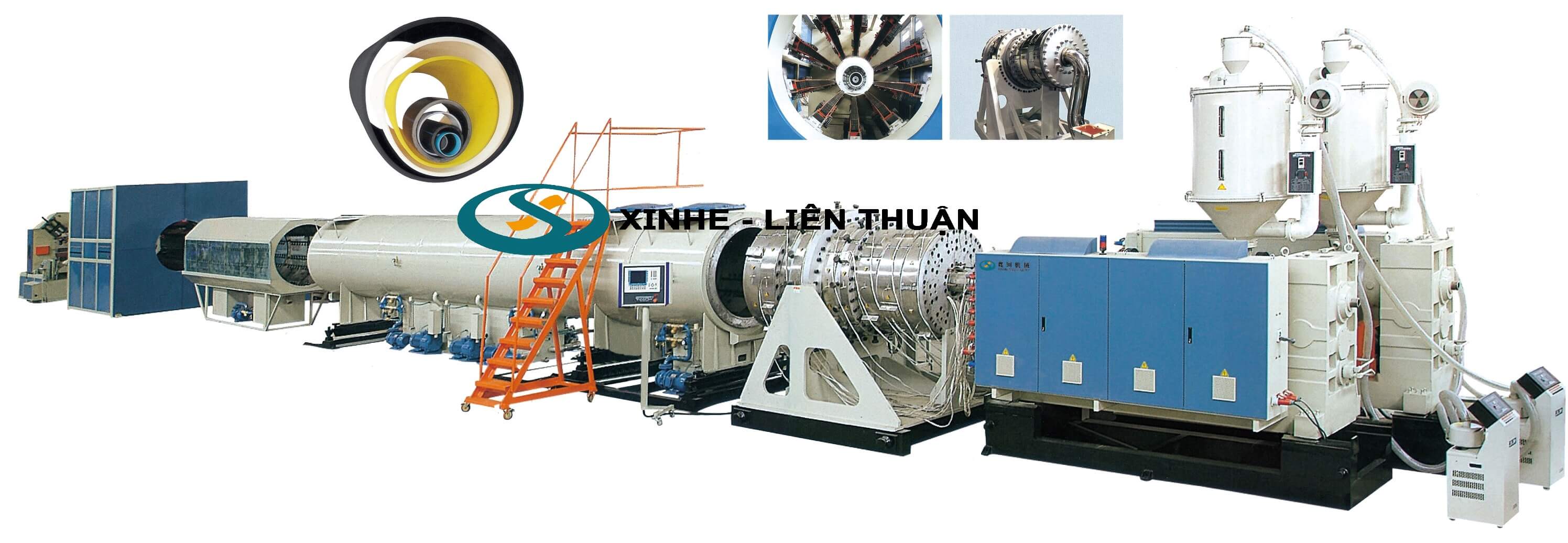 Large Diameter HDPE Water Supply & Gas Supply Pipe Extrusion Line