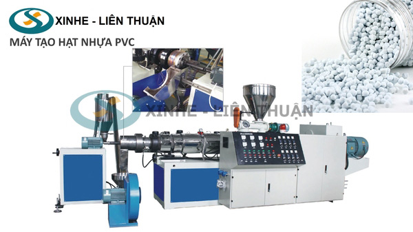 Hình ảnh máy tạo hạt nhựa PVC đang được ưa chuộng