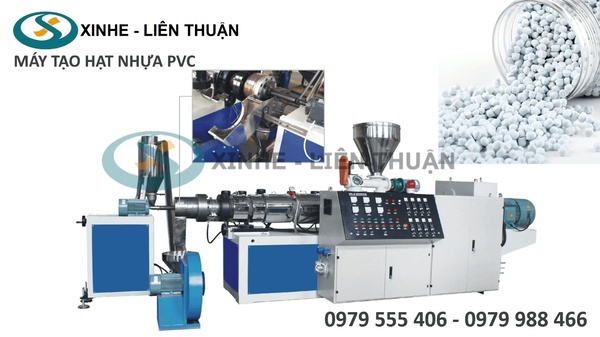 Máy sản xuất hạt nhựa thiết kế chuyên biệt cho nhựa PVC và CPVC cứng