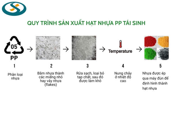 Quy trình sản xuất nhựa PP từ propylene đến hạt nhựa và sản phẩm hoàn chỉnh