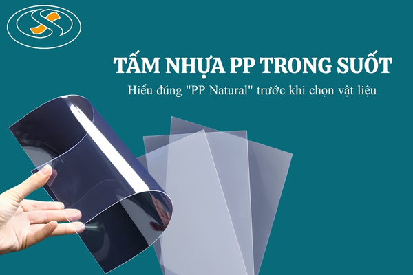 Tấm nhựa PP trong suốt PP Natural ứng dụng trong công nghiệp và bể hóa chất