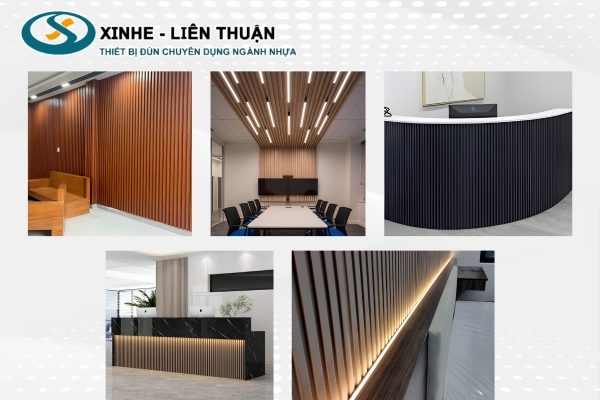 Tấm lam sóng được ứng dụng phổ biến trong ốp tường, trần và vách ngăn nội thất